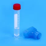 Clear Red Durable Saliva Collection Kits Sample Dna Saliva Kit